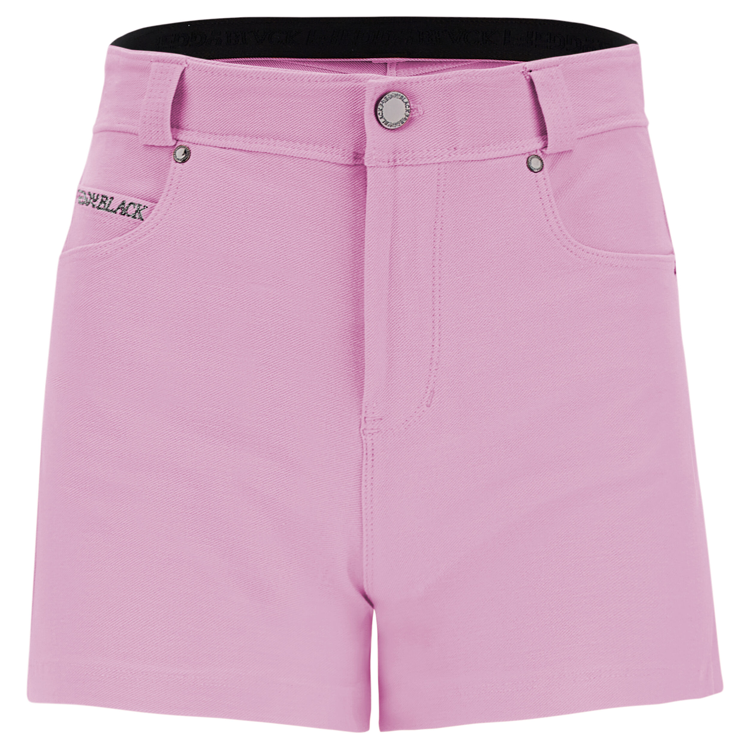 Freddy Shorts vita regular in jersey drill colorato Rosa Lilla Donna Extra Large