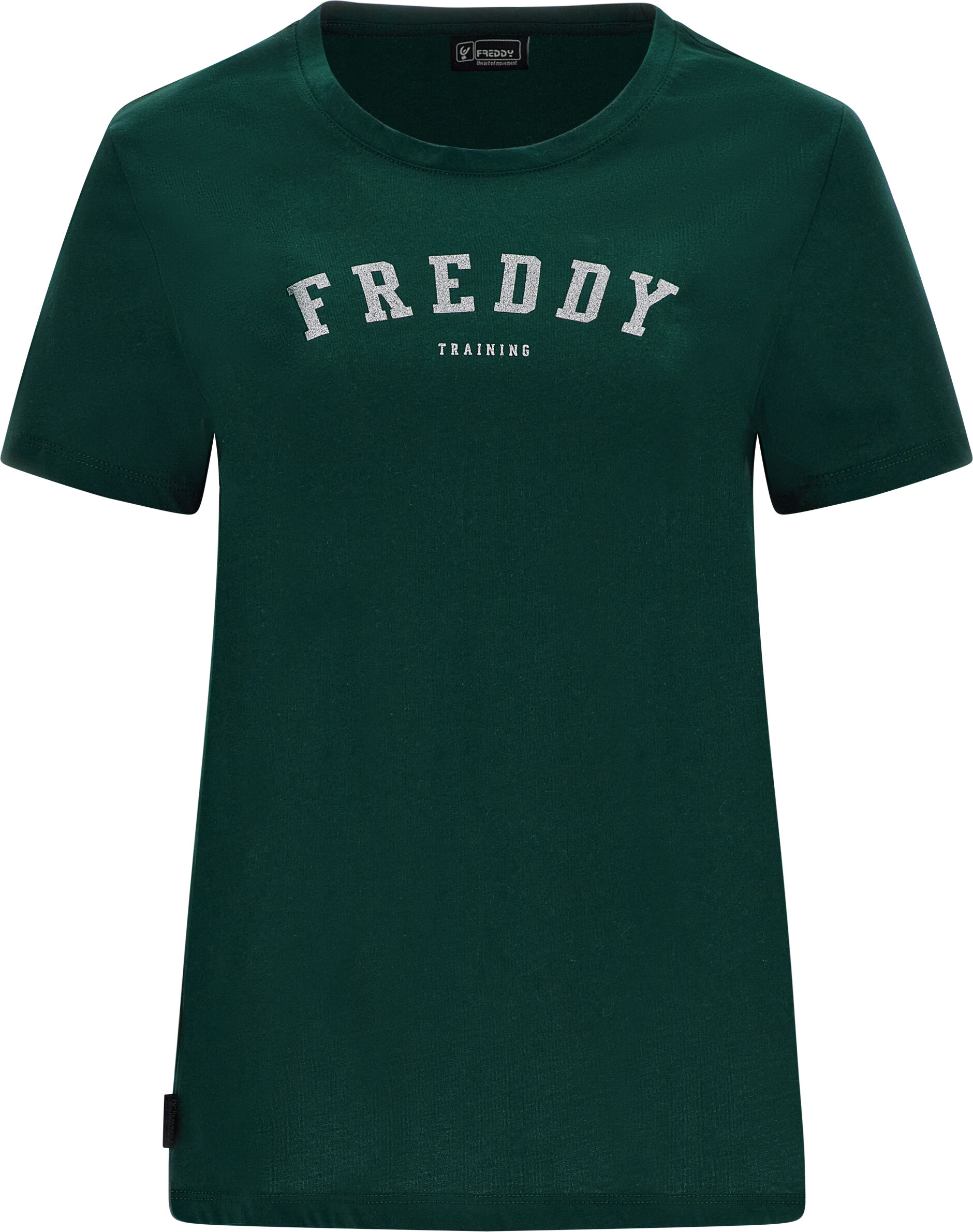 Freddy T-shirt girocollo in jersey con stampa college glitter Ponderosa Pine Donna Extra Small