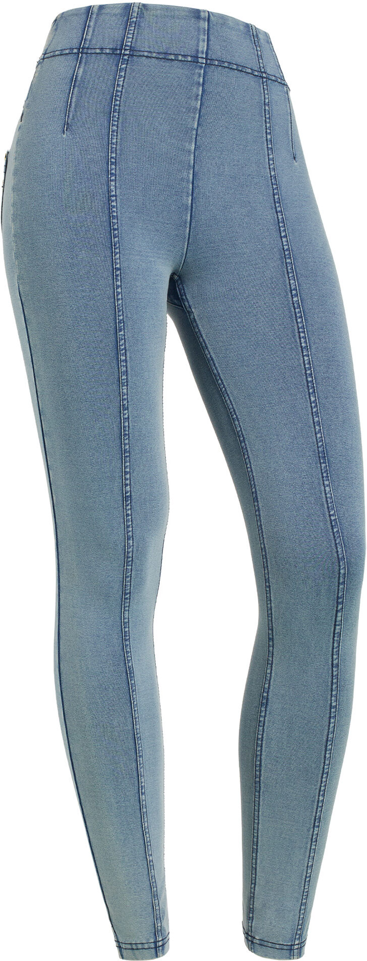 Freddy Jeggings N.O.W.® vita bustier e gamba con impuntura centrale Light Blue Denim-Blue S. Donna Xx Large