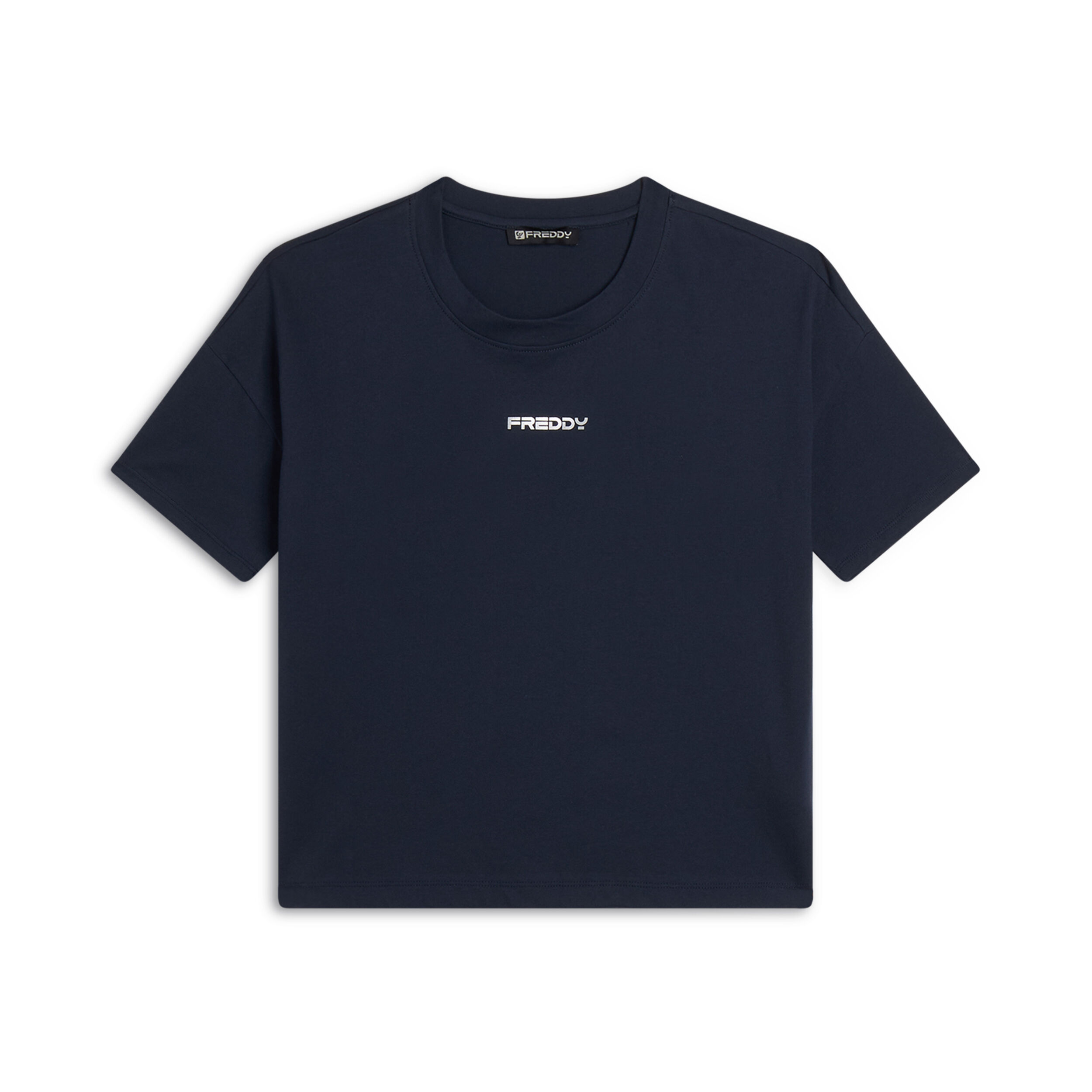 Freddy T-Shirt Manica Corta Blu Navy Donna Large