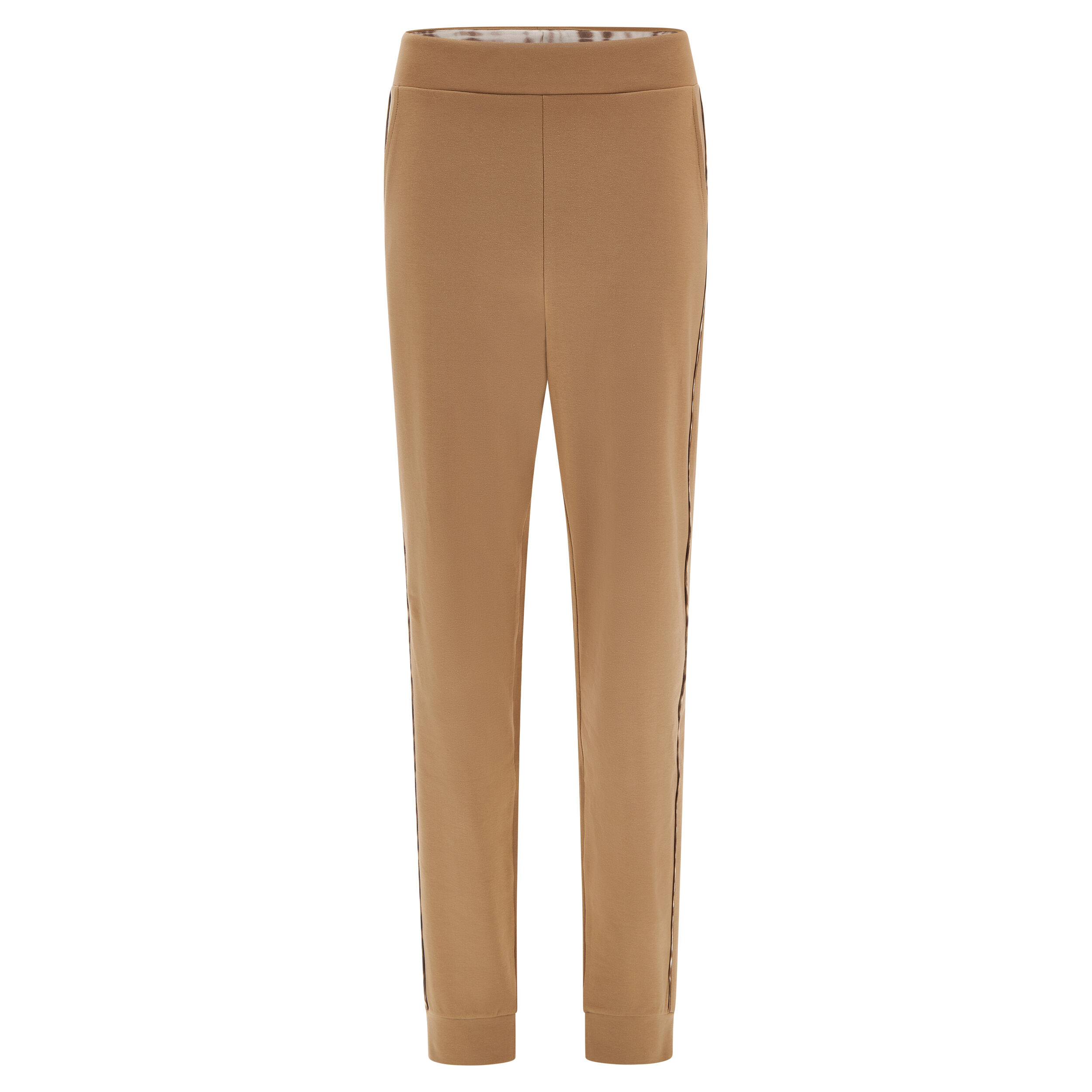 Freddy Pantaloni elasticizzati piping e interno cintura a fantasia Beige-Tie Dye Beige Donna Small