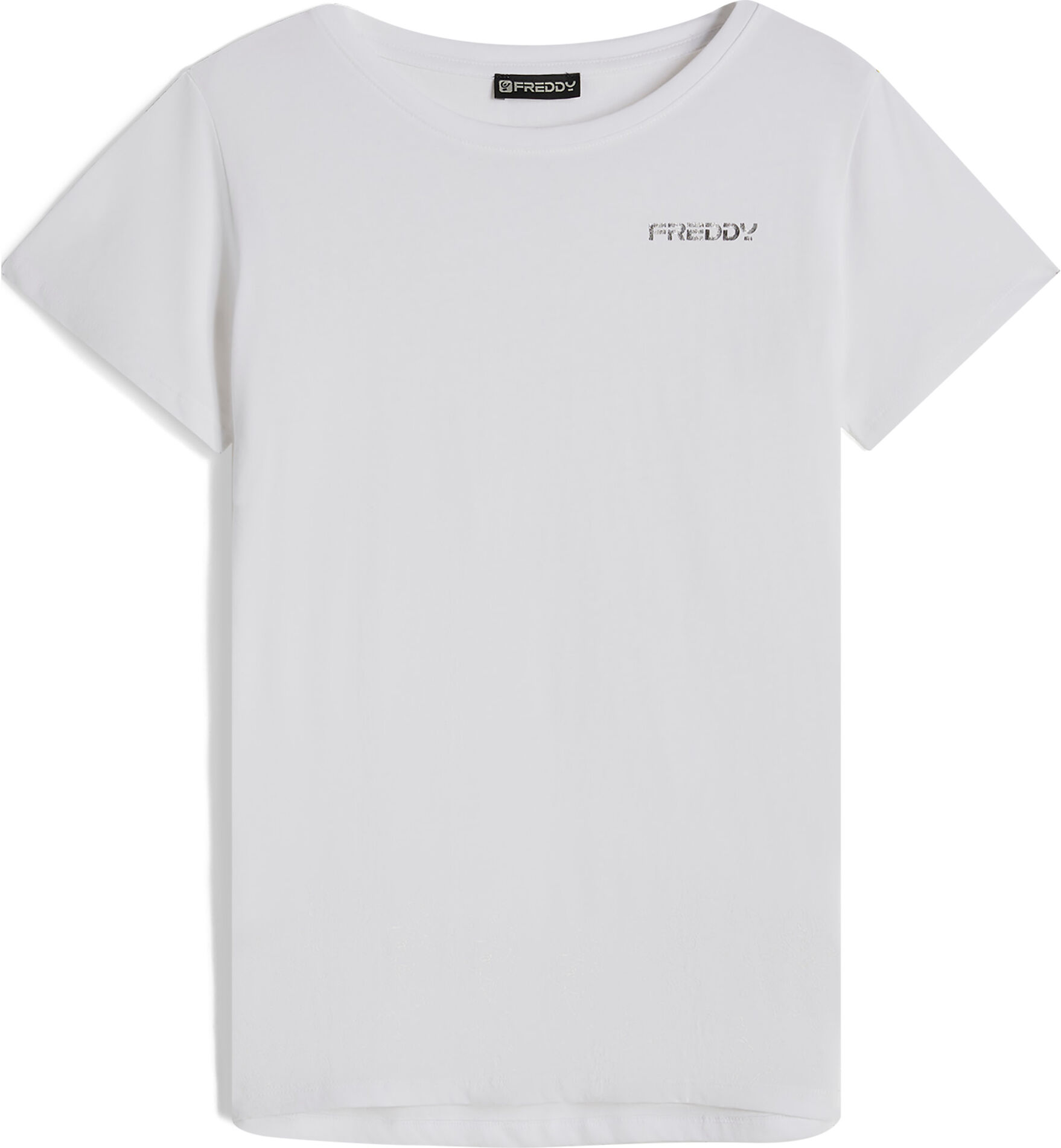 Freddy T-shirt in jersey con stampa paisley in tono sul fondo Bianco Donna Small