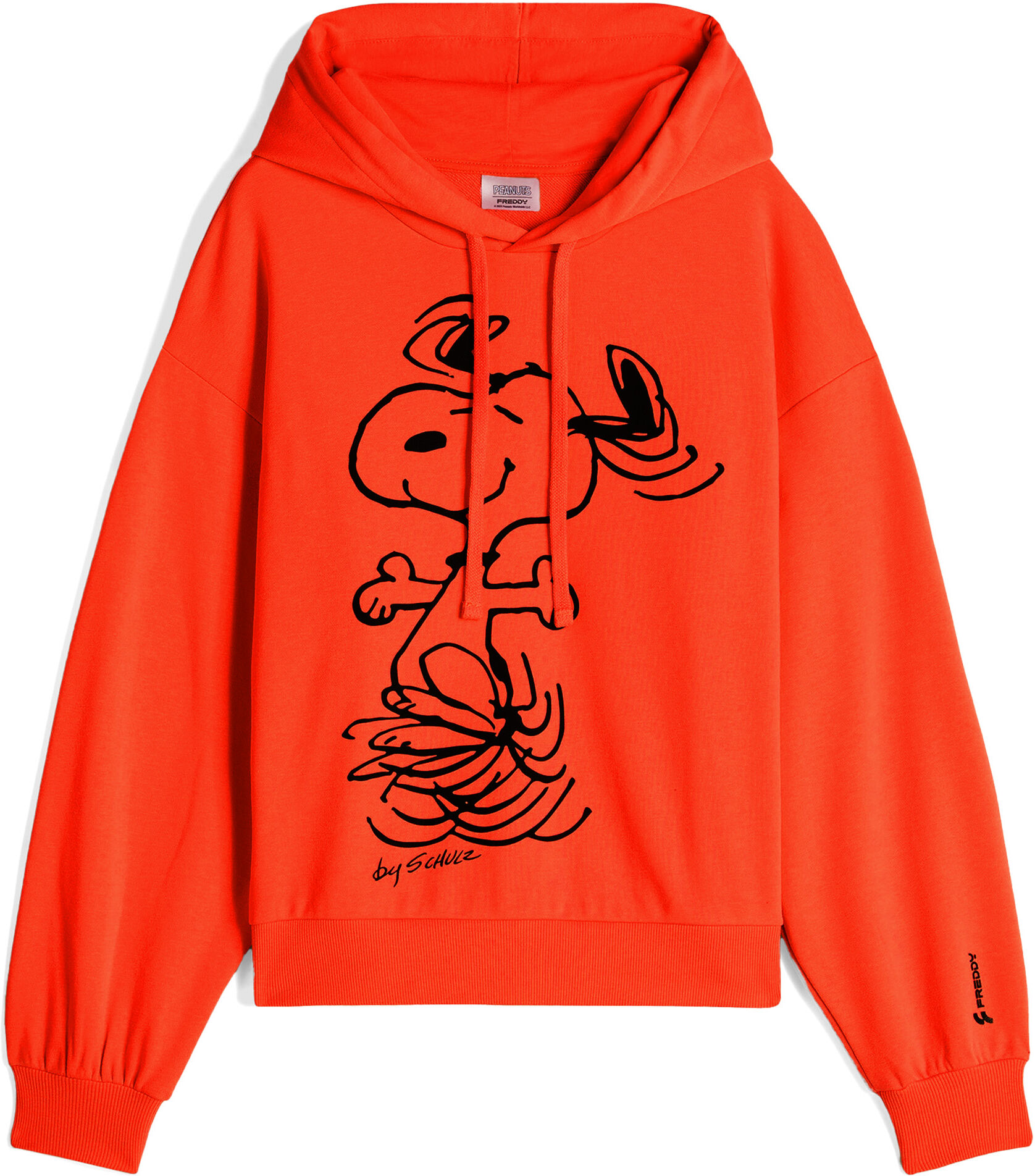 Freddy Felpa donna oversize con cappuccio e grafica Snoopy Grenadine Donna Large