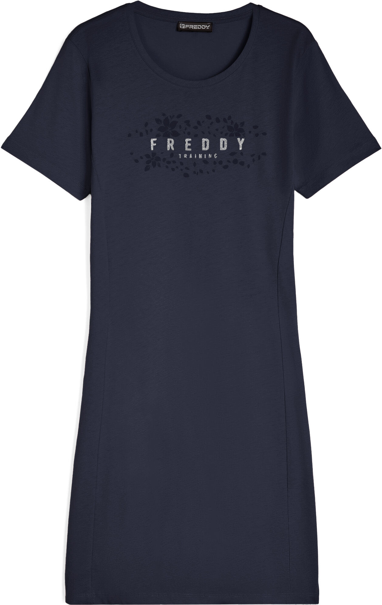 Freddy Abito estivo in jersey con stampa glitter Blu Navy Donna Extra Small