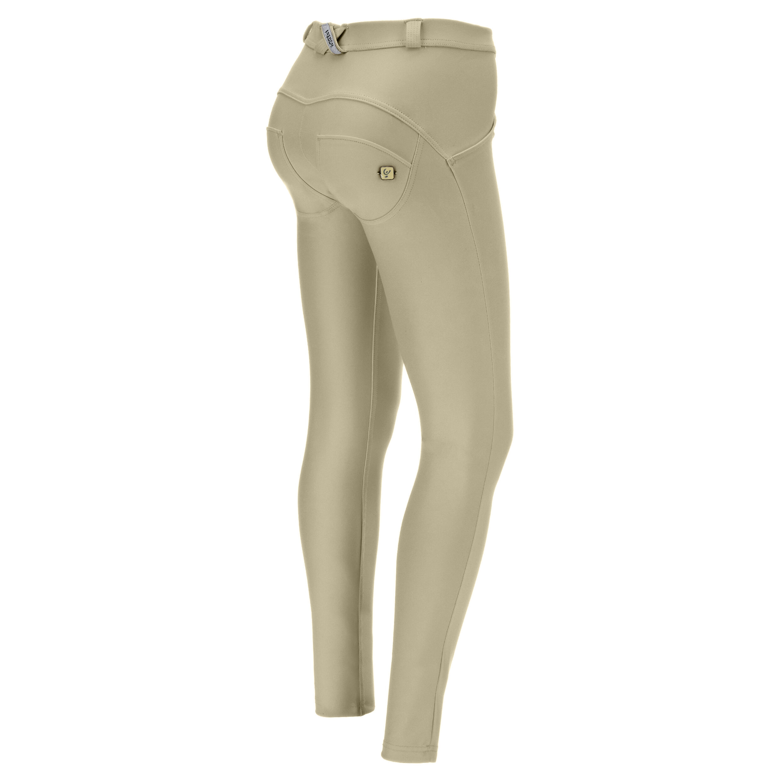 Freddy Pantaloni push up WR.UP® skinny in similpelle ecologica Olive Donna Extra Small
