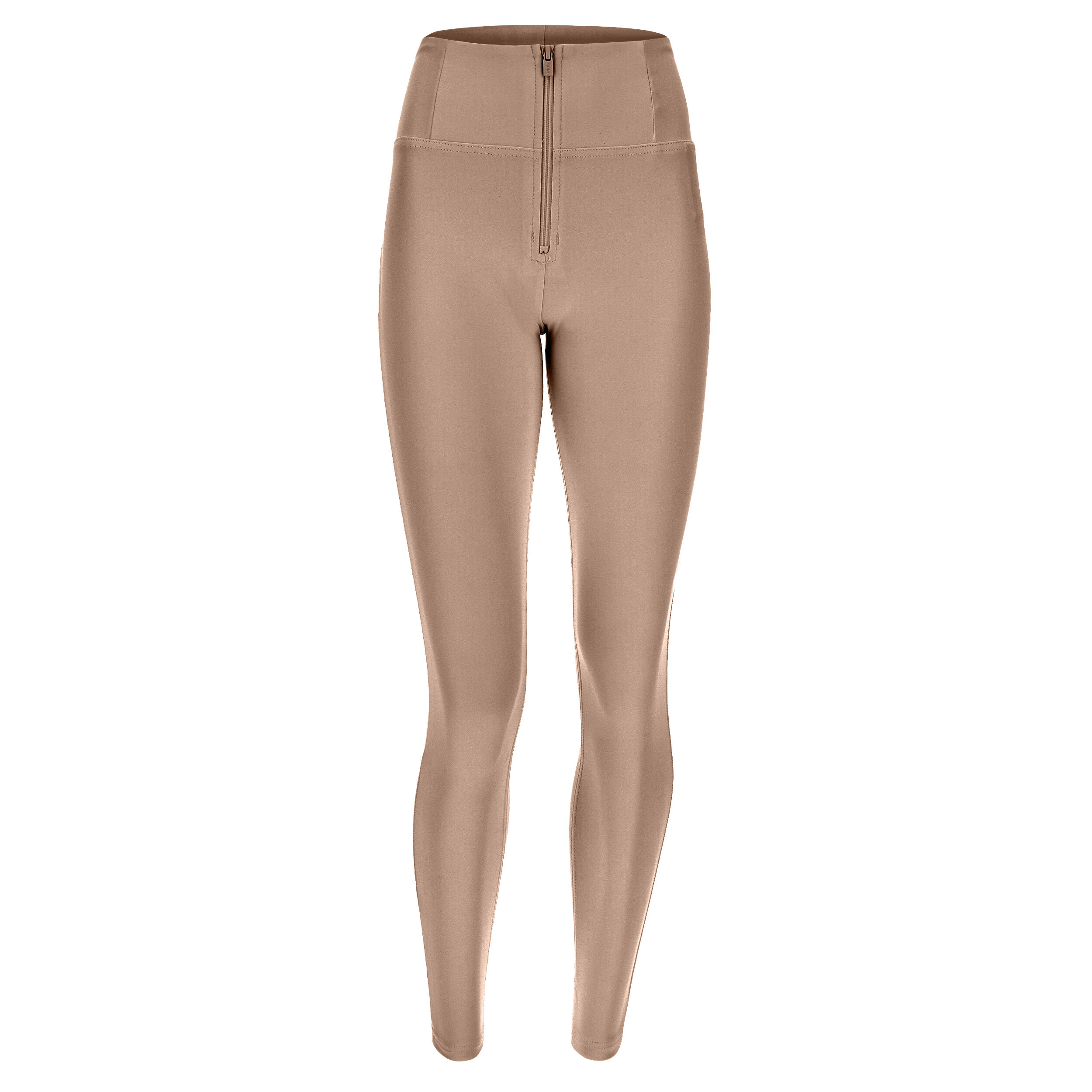 Freddy Pantaloni push up WR.UP® vita alta superskinny similpelle Raw Umber Donna Extra Small