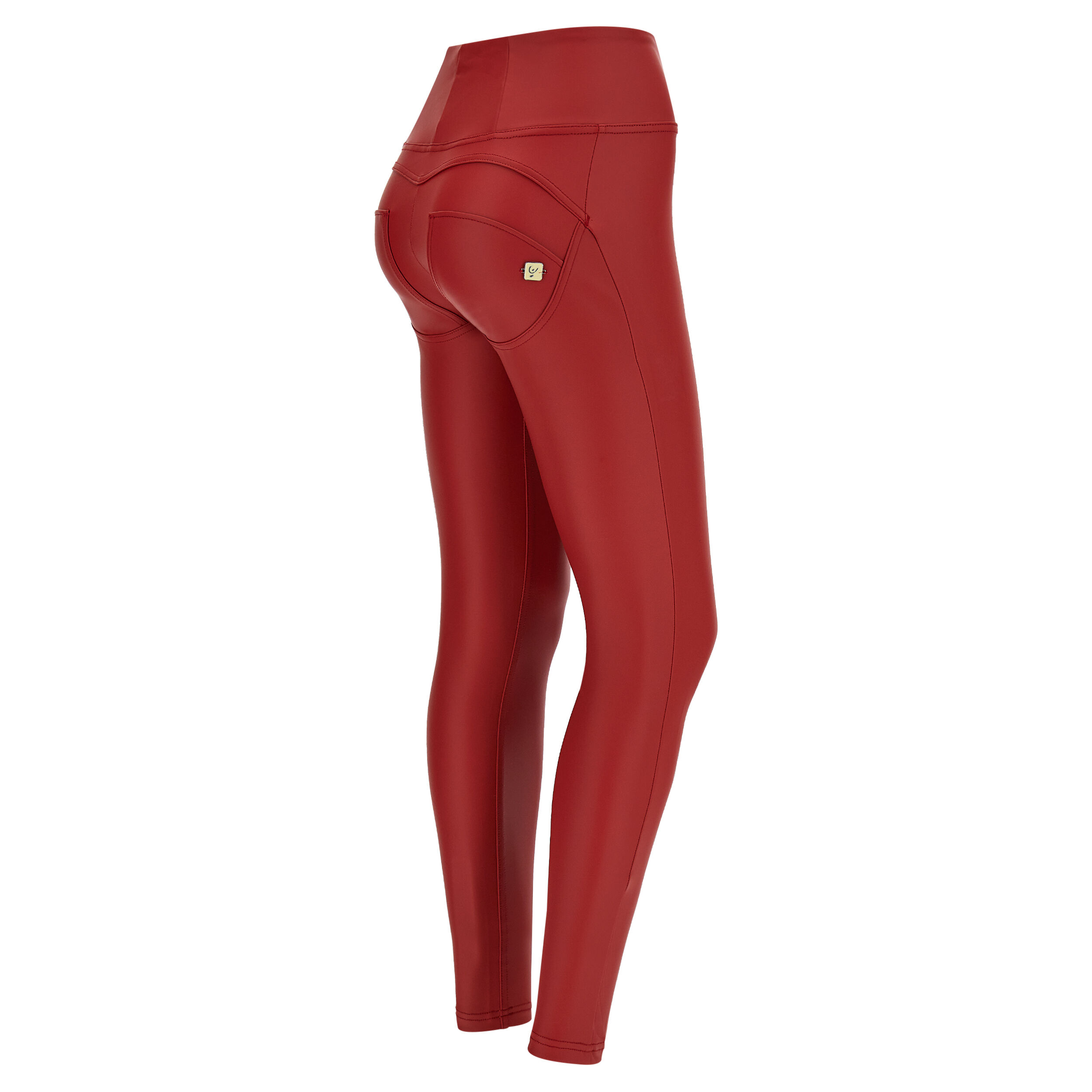 Freddy Pantaloni push up WR.UP® vita alta superskinny similpelle Deep Claret Donna Extra Large