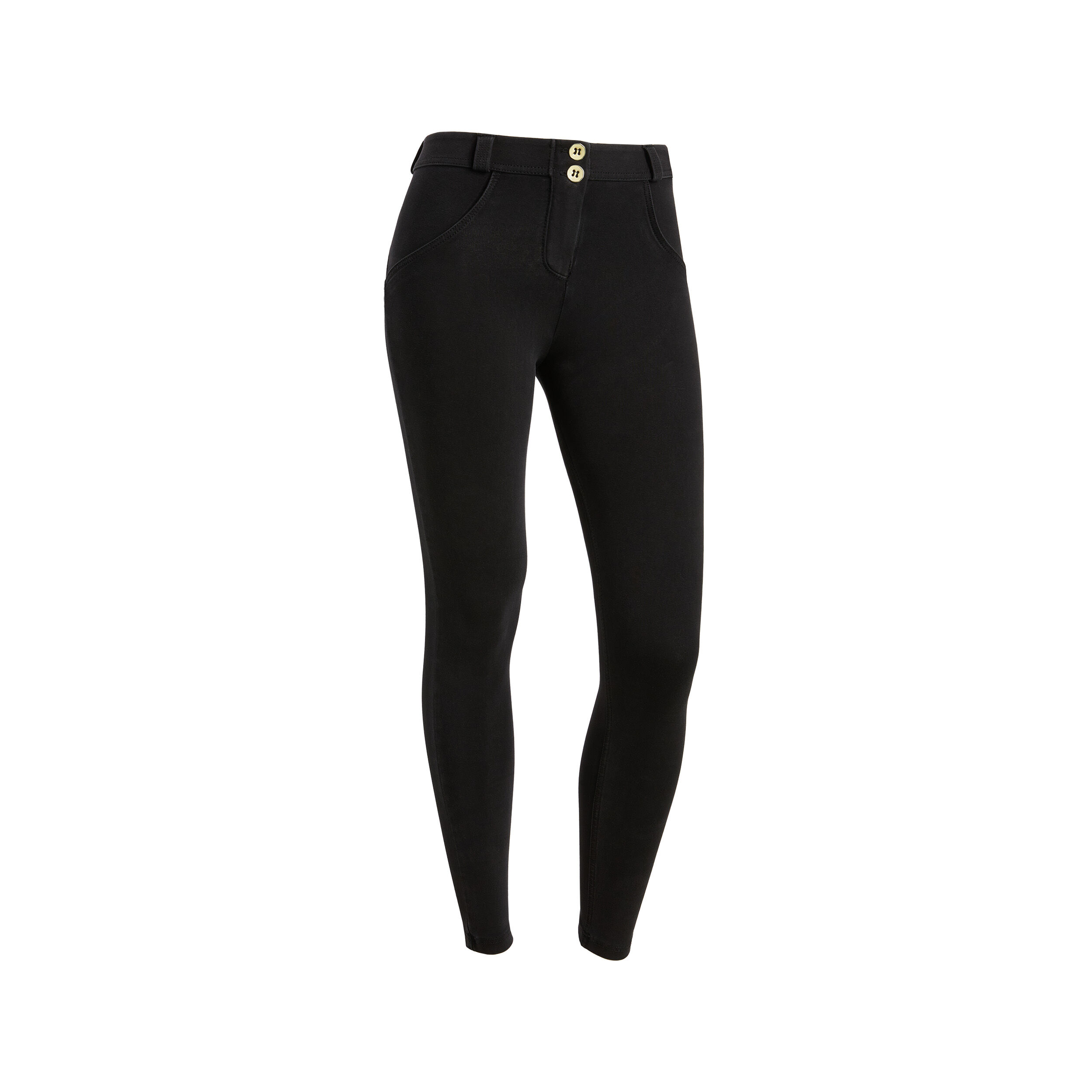Freddy Jeggings push up WR.UP® clessidra superskinny effetto denim Jeans Nero-Cuciture In Tono Donna Extra Small