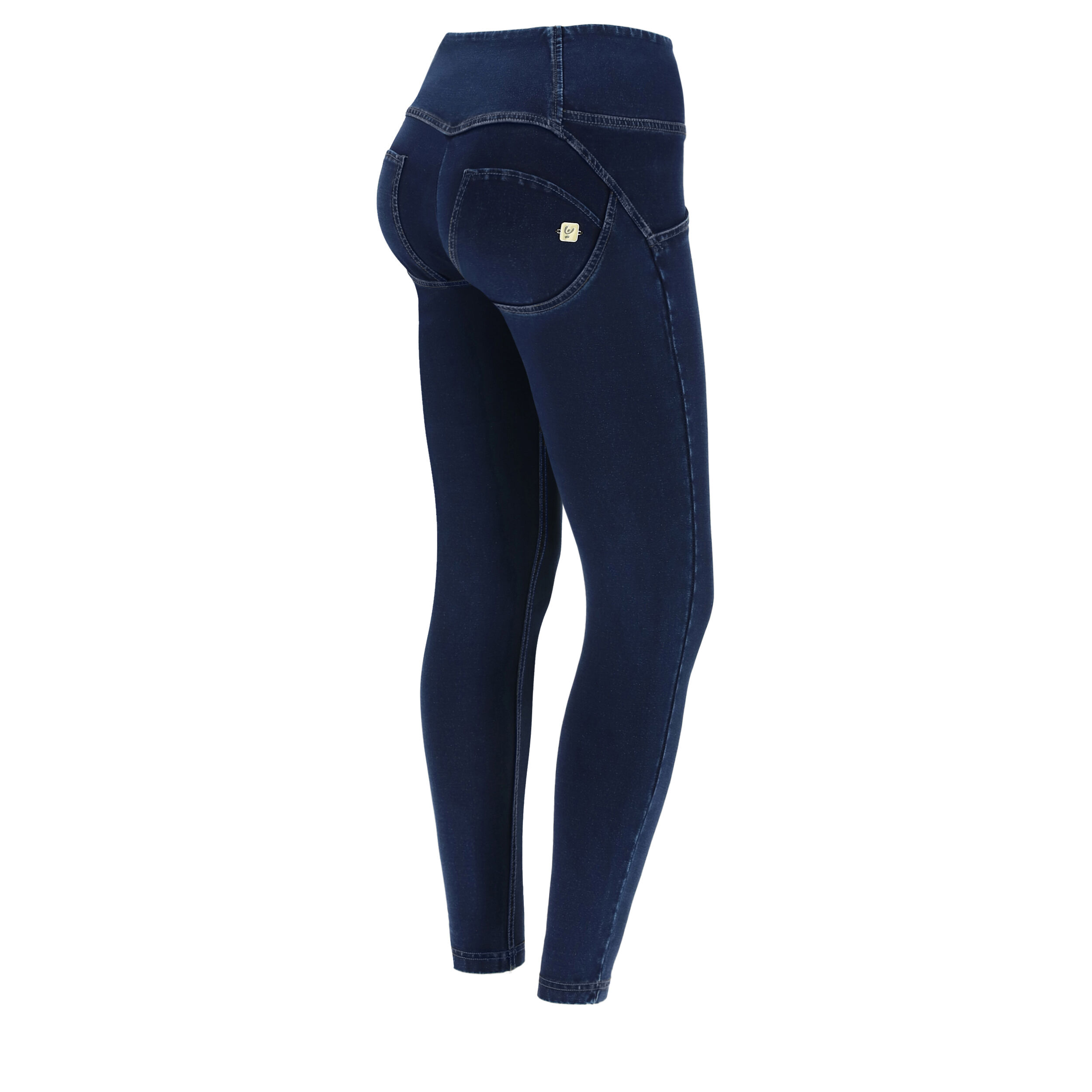 Freddy Jeggings push up WR.UP® 7/8 superskinny vita alta con bottoni Dark Jeans-Seams On Tone Donna Extra Small