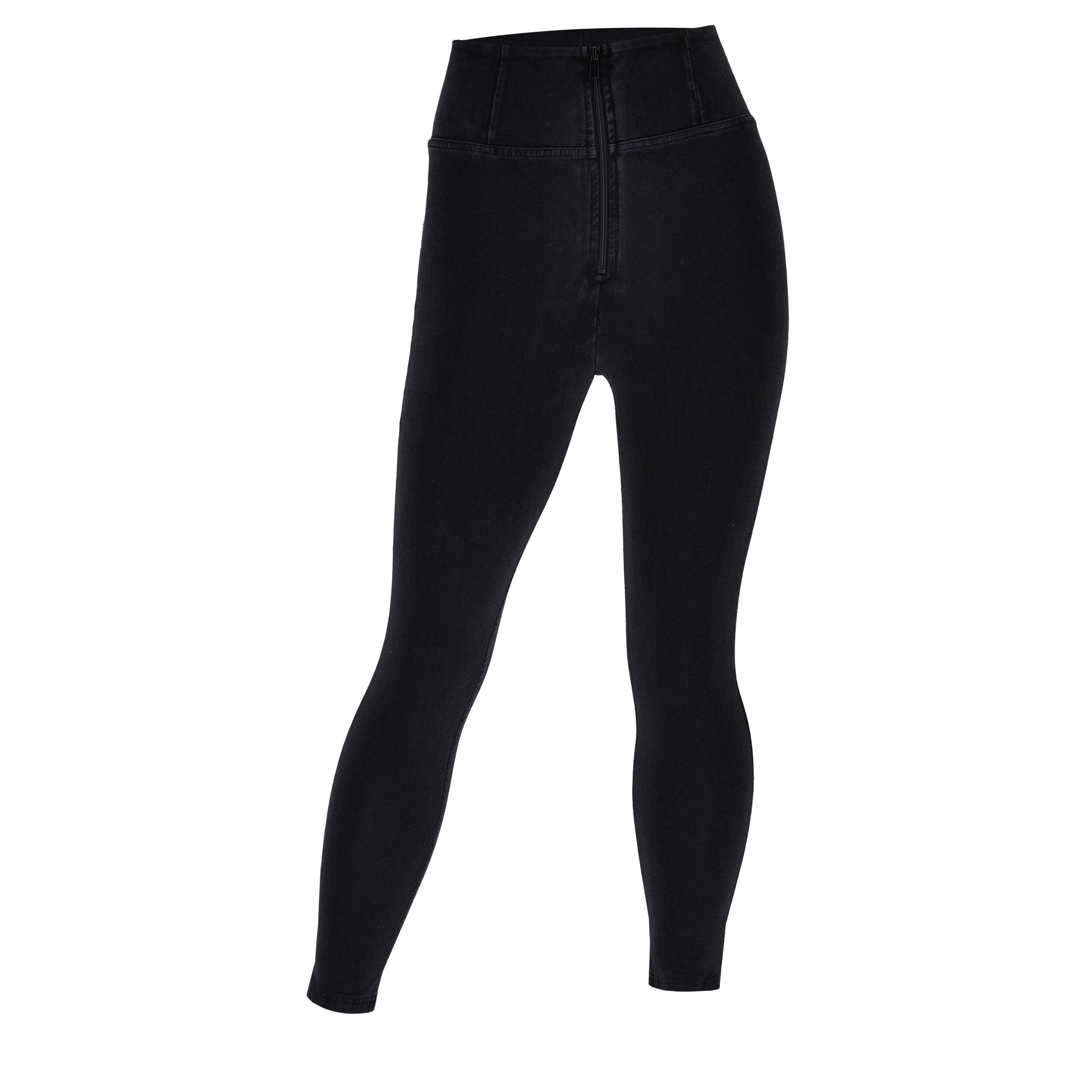 Freddy Jeggings WR.UP® 7/8 curvy con gamba superskinny vita alta Jeans Nero-Cuciture In Tono Donna Extra Large