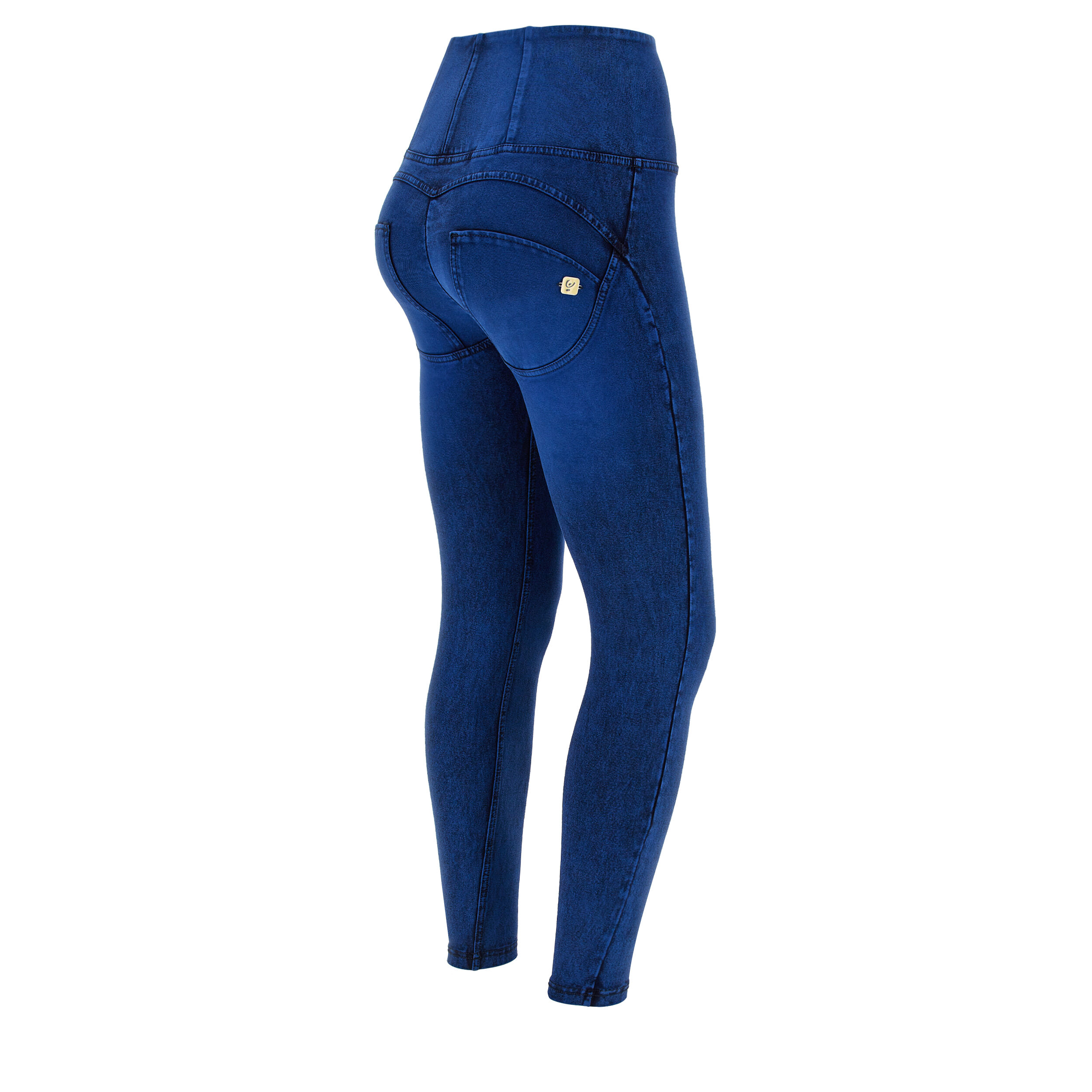 Freddy Jeans push up WR.UP® 7/8 vita alta superskinny tintura blu Royal Blue Denim-Blue Seams Donna Small