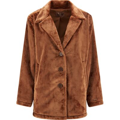 Freddy Cappotto teddy coat oversize in pelliccia teddy Thrush Donna Small Freddy Cappotto teddy coat oversize in pelliccia teddy Thrush Donna Small