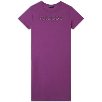Freddy Vestito in jersey con perline dorate Cattleya Orchid Donna Extra Small Freddy Vestito in jersey con perline dorate Cattleya Orchid Donna Extra Small