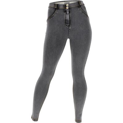 Freddy Jeggings push up WR.UP® curvy gamba skinny in cotone Gray Jeans-Yellow Seams Donna Extra Small Freddy Jeggings push up WR.UP® curvy gamba skinny in cotone Gray Jeans-Yellow Seams Donna Extra Small