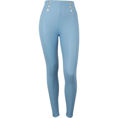 Freddy Pantaloni WR.UP similpelle vita alta con bottoni decorativi Faded Denim Donna Extra Large Freddy Pantaloni WR.UP similpelle vita alta con bottoni decorativi Faded Denim Donna Extra Large