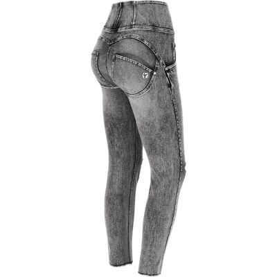 Freddy Jeans push up WR.UP® 7/8 superskinny denim effetto marble wash Jeans Slavato-Cuciture Grigie Donna Extra Small Freddy Jeans push up WR.UP® 7/8 superskinny denim effetto marble wash Jeans Slavato-Cuciture Grigie Donna Extra Small