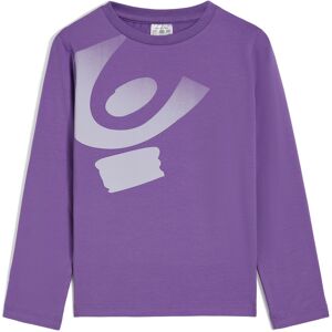 Freddy T-shirt bambina manica lunga in cotone con maxi logo dégradé Viola Junior 4 Anni