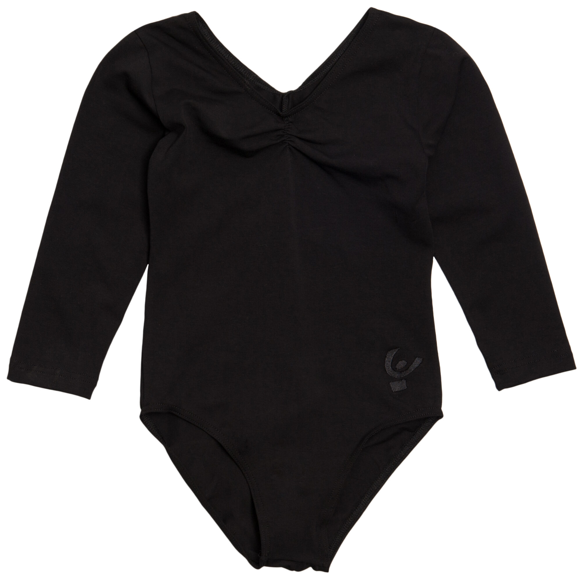 Freddy Body maniche lunghe con scollo a V Black Junior 4 Anni