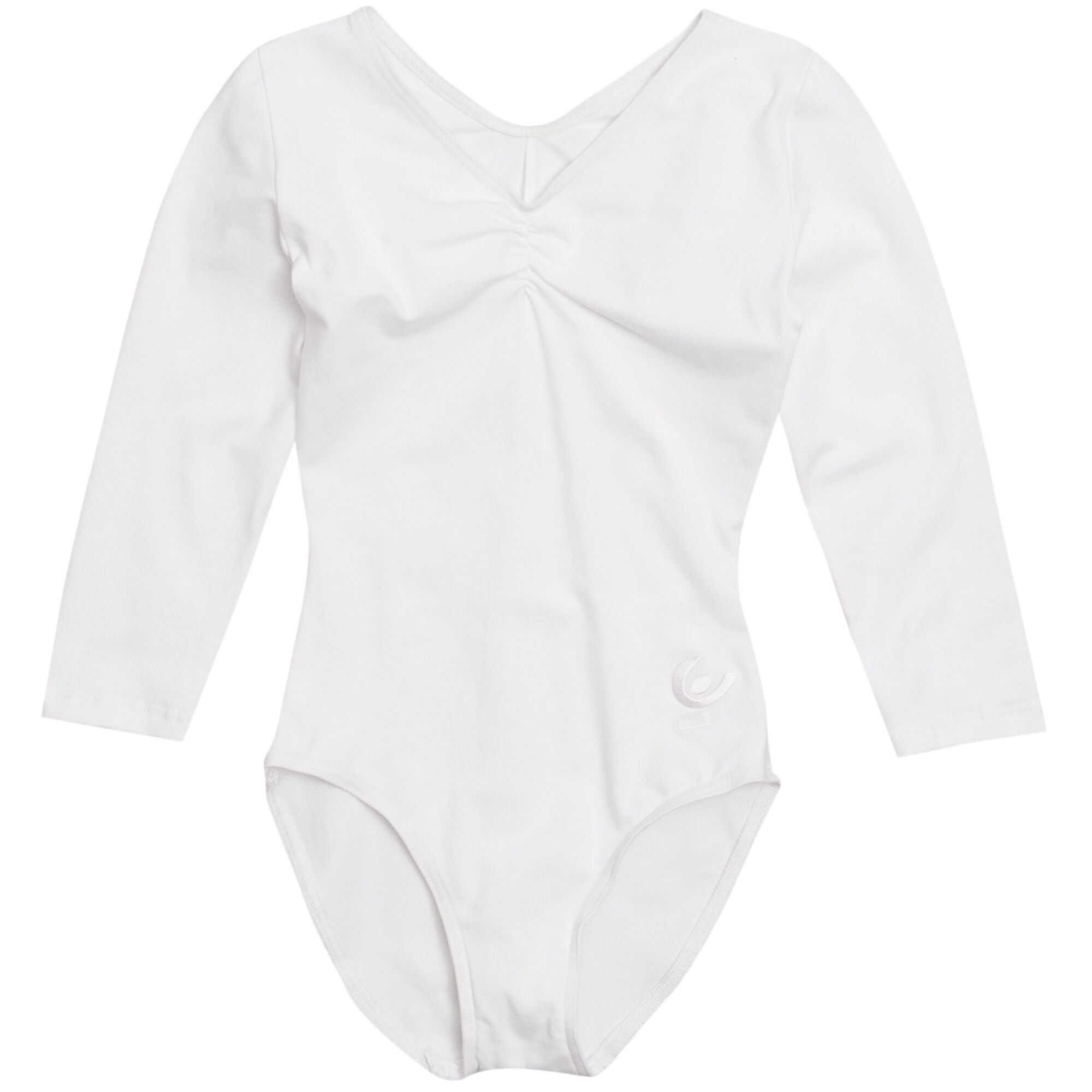 Freddy Body maniche lunghe con scollo a V White Junior 6 Anni