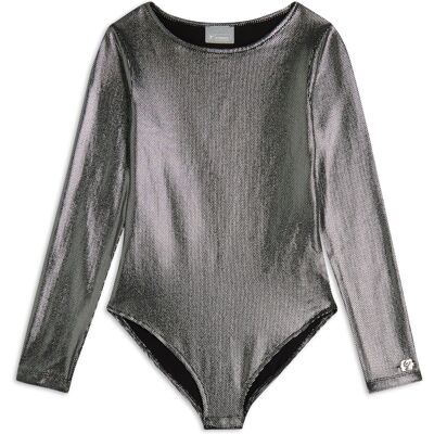 Freddy Body Bambina in jersey coated effetto argento Silver Junior 8 Anni Freddy Body Bambina in jersey coated effetto argento Silver Junior 8 Anni