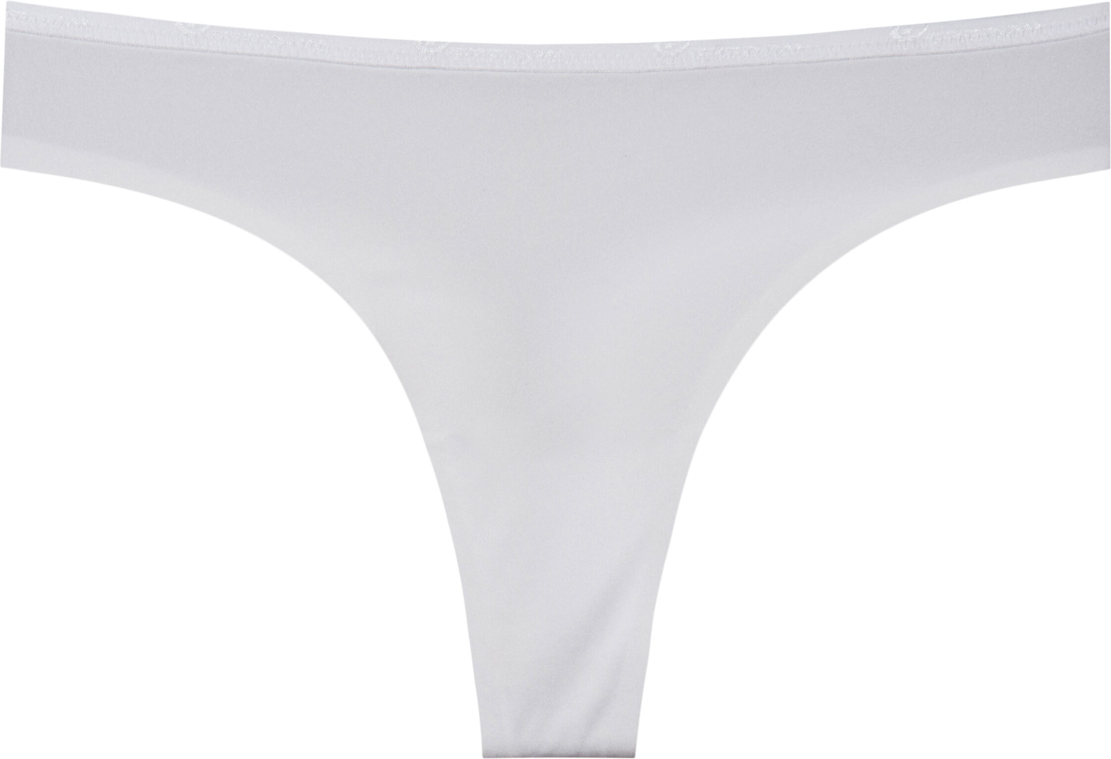 Freddy Tanga invisibili, senza cuciture, con bordi taglio laser White Donna Extra Large