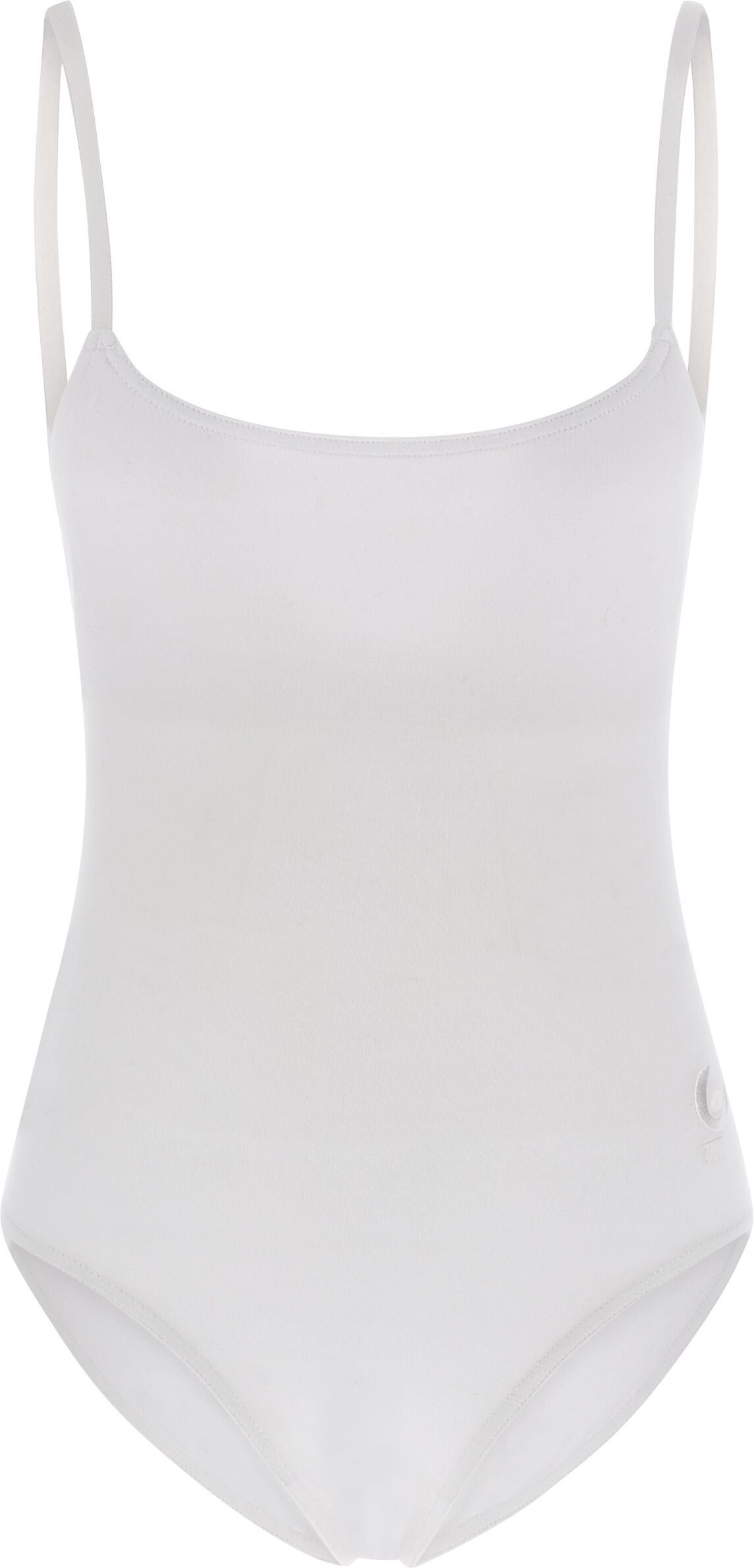 Freddy Body da danza con spalline sottili White Donna Large