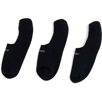 Freddy Calzini fantasmino con logo - Pack da 3 paia Blue Donna 43/46 Freddy Calzini fantasmino con logo - Pack da 3 paia Blue Donna 43/46