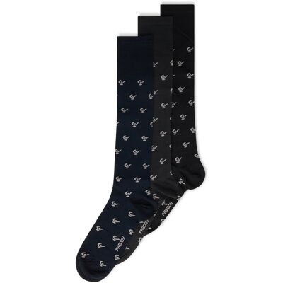 Freddy Calzini lunghi fantasia logo - Pack da 3 paia Assortito Donna 39/42 Freddy Calzini lunghi fantasia logo - Pack da 3 paia Assortito Donna 39/42