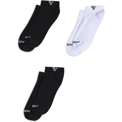 Freddy Pack 3 calzini sportivi corti Nero-Bianco Donna 43-46 Freddy Pack 3 calzini sportivi corti Nero-Bianco Donna 43-46