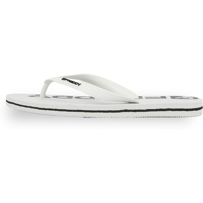 Freddy Ciabatte Infradito Uomo con Maxi Logo Bianco Uomo 41 Freddy Ciabatte Infradito Uomo con Maxi Logo Bianco Uomo 41