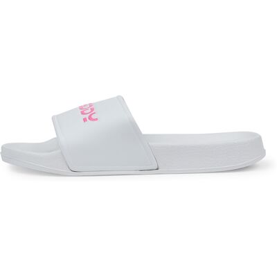Freddy Ciabatte slider donna con loghi a contrasto e pianta sagomata Bianco Donna 36 Freddy Ciabatte slider donna con loghi a contrasto e pianta sagomata Bianco Donna 36