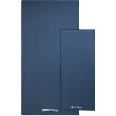 Freddy Set 2 asciugamani microfibra blu navy Blu Navy Donna Unica Freddy Set 2 asciugamani microfibra blu navy Blu Navy Donna Unica