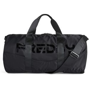 Freddy Borsone duffle bag in nylon con maxi logo lucido Nero Donna Unica