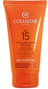 collistar crema abbronzante protettiva viso e corpo spf 15 150 ml