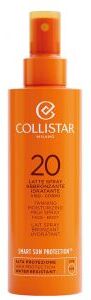 collistar latte spray abbronzante idratante spf20 200 ml spray