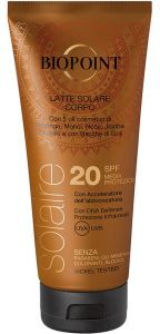 biopoint latte solare corpo spf 20 200 ml