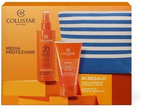 collistar latte spray abbronzante idratante spf20 kit 200 ml