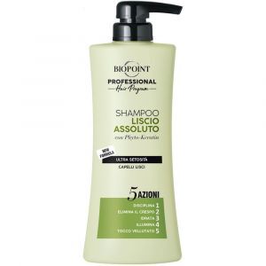 biopoint professional shampoo liscio assoluto 400 ml