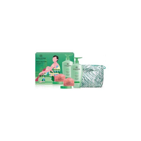 collistar routine corpo anticellulite liftante cofanetto 400 ml, talasso-scrub rassodante + travel-bag