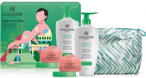 collistar routine corpo anticellulite rassodante cofanetto 400 ml, talasso-scrub rassodante + travel-bag