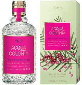 echt kolnisch wasser 4711 acqua colonia pink pepper & grapefruit 170 ml, eau de cologne spray donna