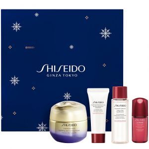 Shiseido Vital Perfection Holiday Cofanetto 50 ml, Detergente 15ml + Tonico Rieq. 30ml + Siero 10ml
