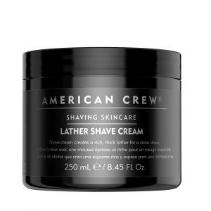 American Crew Skincare Lather Shave Cream - Crema da barba 250 ml Uomo