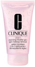 clinique 2-in-1 cleansing micellar gel + light make-up remover 150 ml