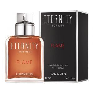 Calvin Klein Eternity For Men Flame  100 ml, Eau de Toilette Spray Uomo