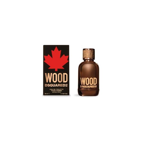 dsquared2 wood 2 pour homme 50 ml, eau de toilette spray uomo