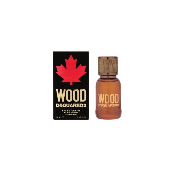 dsquared2 wood 2 pour homme 30 ml, eau de toilette spray uomo