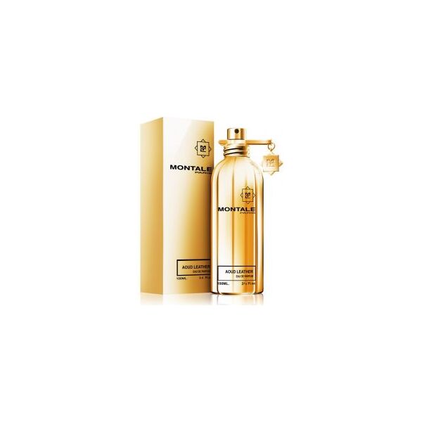 montale aoud leather 100 ml, eau de parfum spray donna