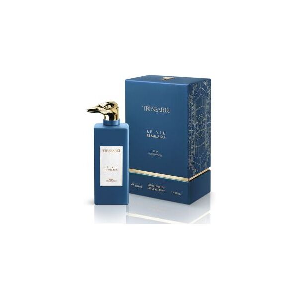 trussardi le vie di milano alba sui navigli 100 ml, eau de parfum spray donna