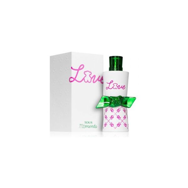 tous love moments 90 ml, eau de toilette spray donna